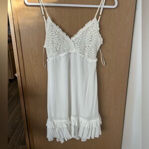 Ocean Drive Off-White Lace Sun Dress